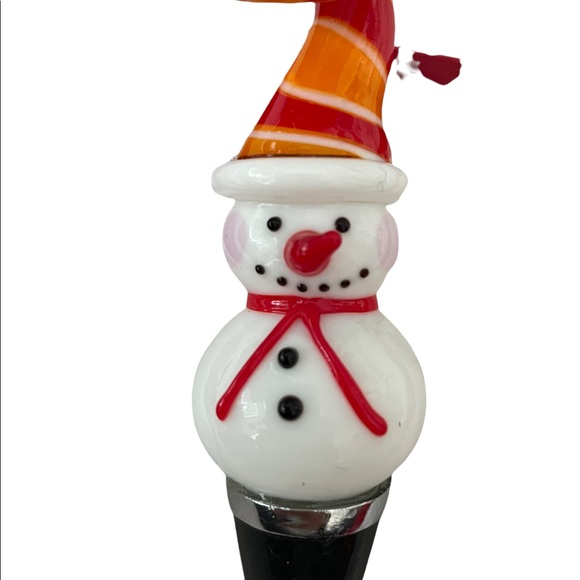 NIB Snowman bottle stopper. Wine stopper - Picture 6 of 6